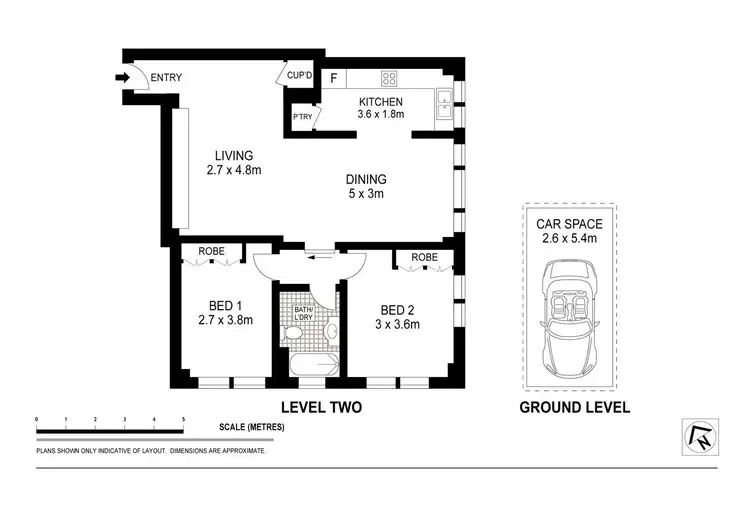 Floorplan of Homely apartment listing, 27/53-55 Cook Road, Centennial Park NSW 2021