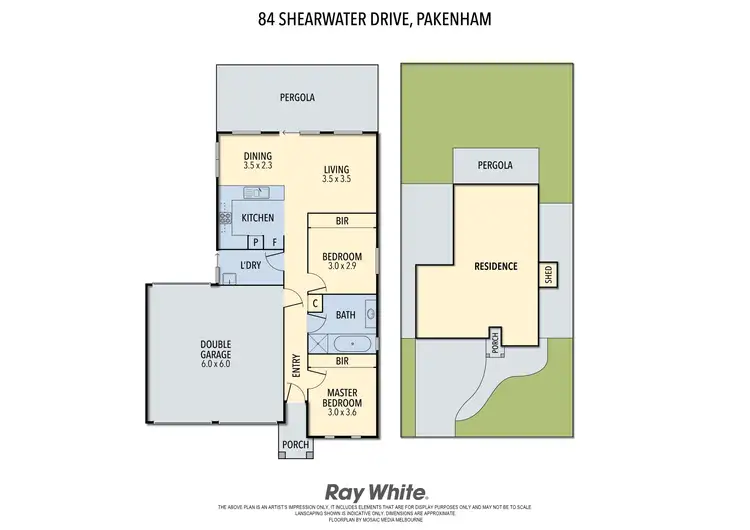 Floorplan of Homely house listing, 84 Shearwater Drive, Pakenham VIC 3810