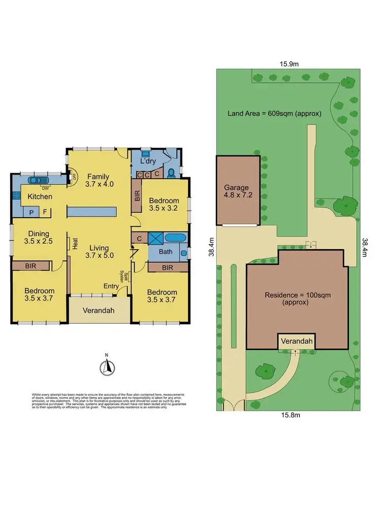 Floorplan of Homely house listing, 53 Vicki Street, Forest Hill VIC 3131