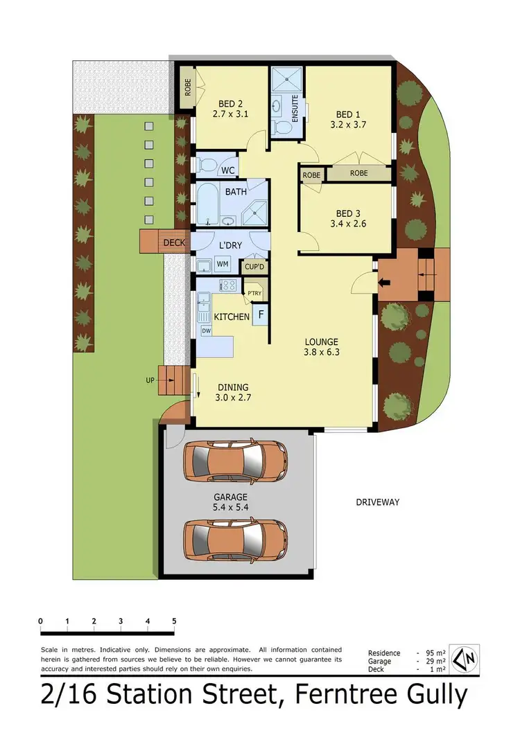 Floorplan of Homely unit listing, 2/16 Station Street, Ferntree Gully VIC 3156