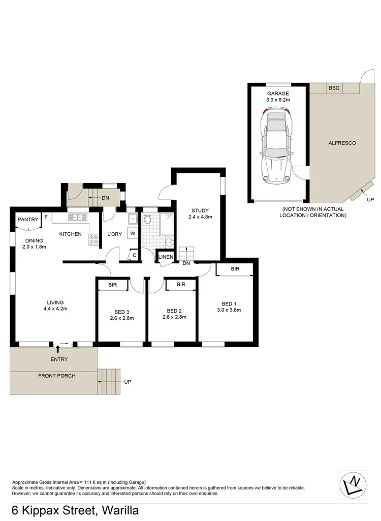 Floorplan of Homely house listing, 6 Kippax Street, Warilla NSW 2528