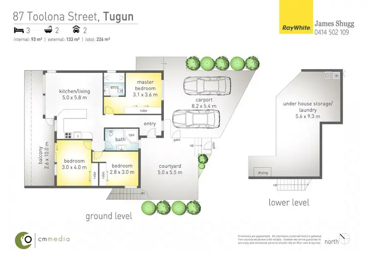 Floorplan of Homely house listing, 87 Toolona Street, Tugun QLD 4224