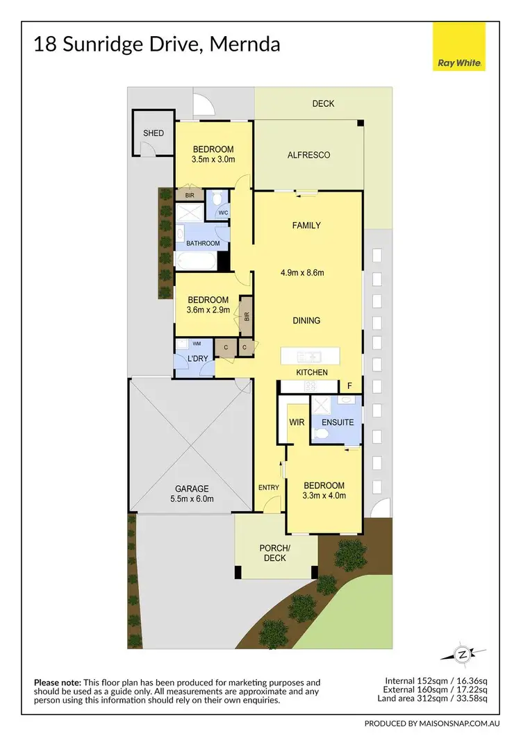 Floorplan of Homely house listing, 18 Sunridge Drive, Mernda VIC 3754