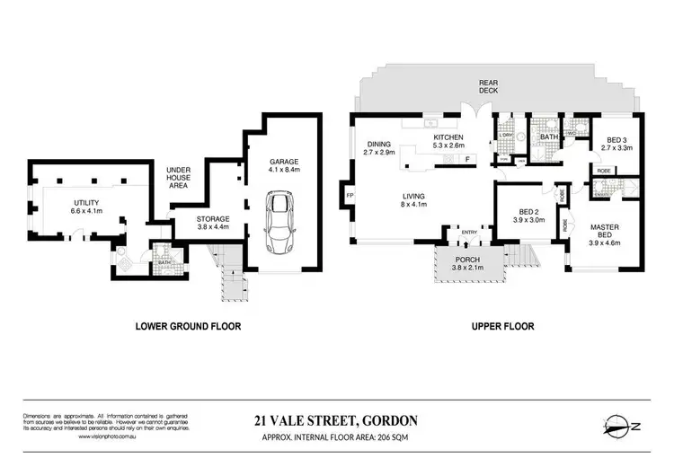 Floorplan of Homely house listing, 21 Vale Street, Gordon NSW 2072