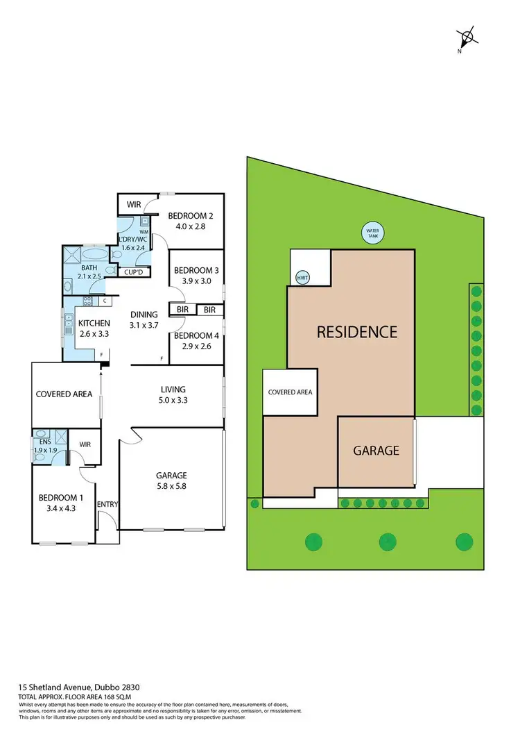 Floorplan of Homely house listing, 15 Shetland Avenue, Dubbo NSW 2830