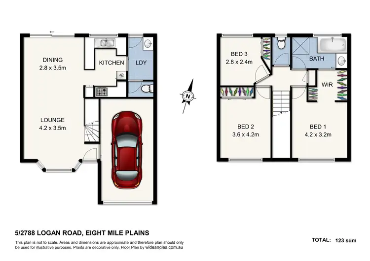 Floorplan of Homely townhouse listing, 5/2788 Logan Road, Underwood QLD 4119