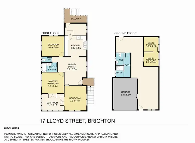 Floorplan of Homely house listing, 17 Lloyd Street, Brighton QLD 4017