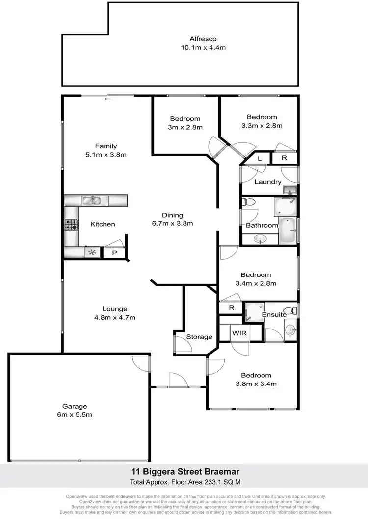 Floorplan of Homely house listing, 11 Biggera Street, Mittagong NSW 2575