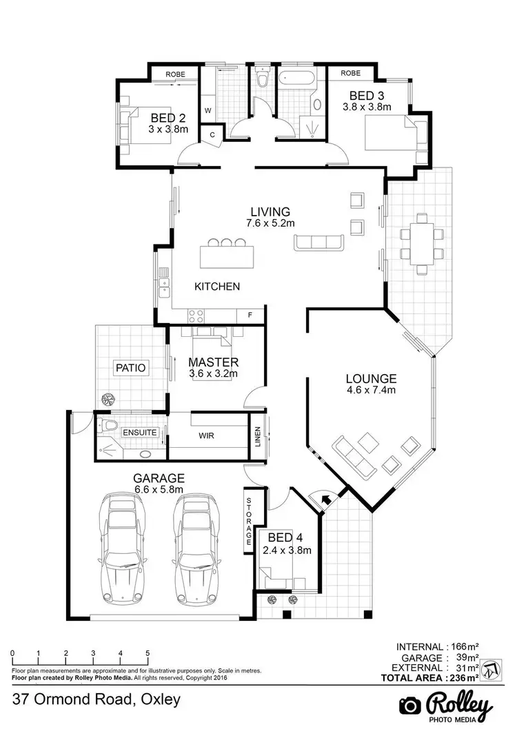 Floorplan of Homely house listing, 37 Ormond Road, Oxley QLD 4075