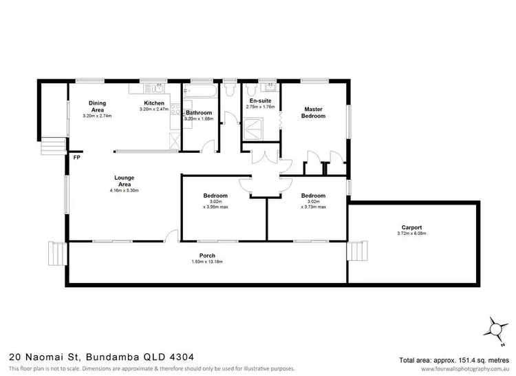 Floorplan of Homely house listing, 20 Naomai Street, Bundamba QLD 4304