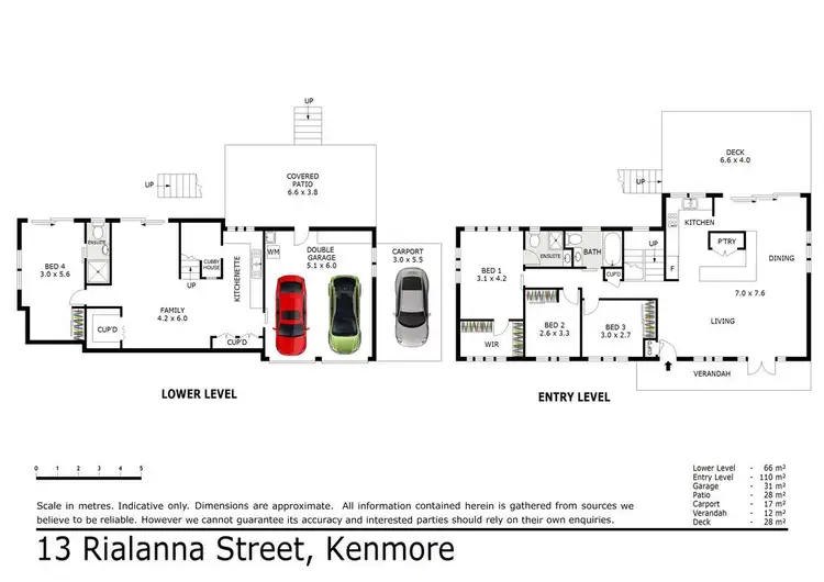 Floorplan of Homely house listing, 13 Rialanna Street, Kenmore QLD 4069