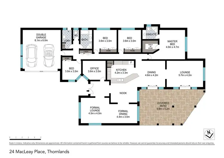 Floorplan of Homely house listing, 24 Macleay Place, Thornlands QLD 4164
