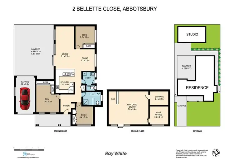 Floorplan of Homely house listing, 2 Bellette Close, Abbotsbury NSW 2176