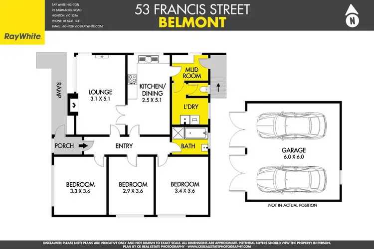 Floorplan of Homely house listing, 53 Francis Street, Belmont VIC 3216