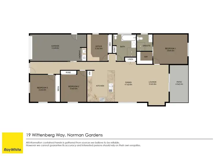 Floorplan of Homely house listing, 19 Wittenberg Way, Norman Gardens QLD 4701