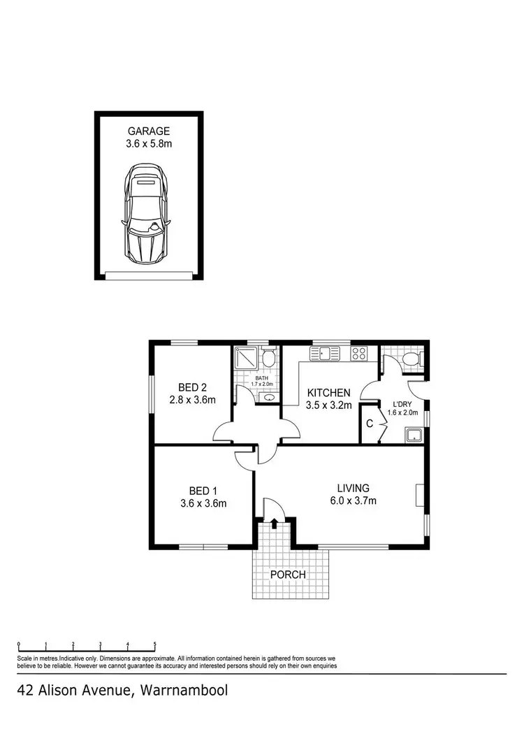 Floorplan of Homely house listing, 42 Alison Avenue, Warrnambool VIC 3280