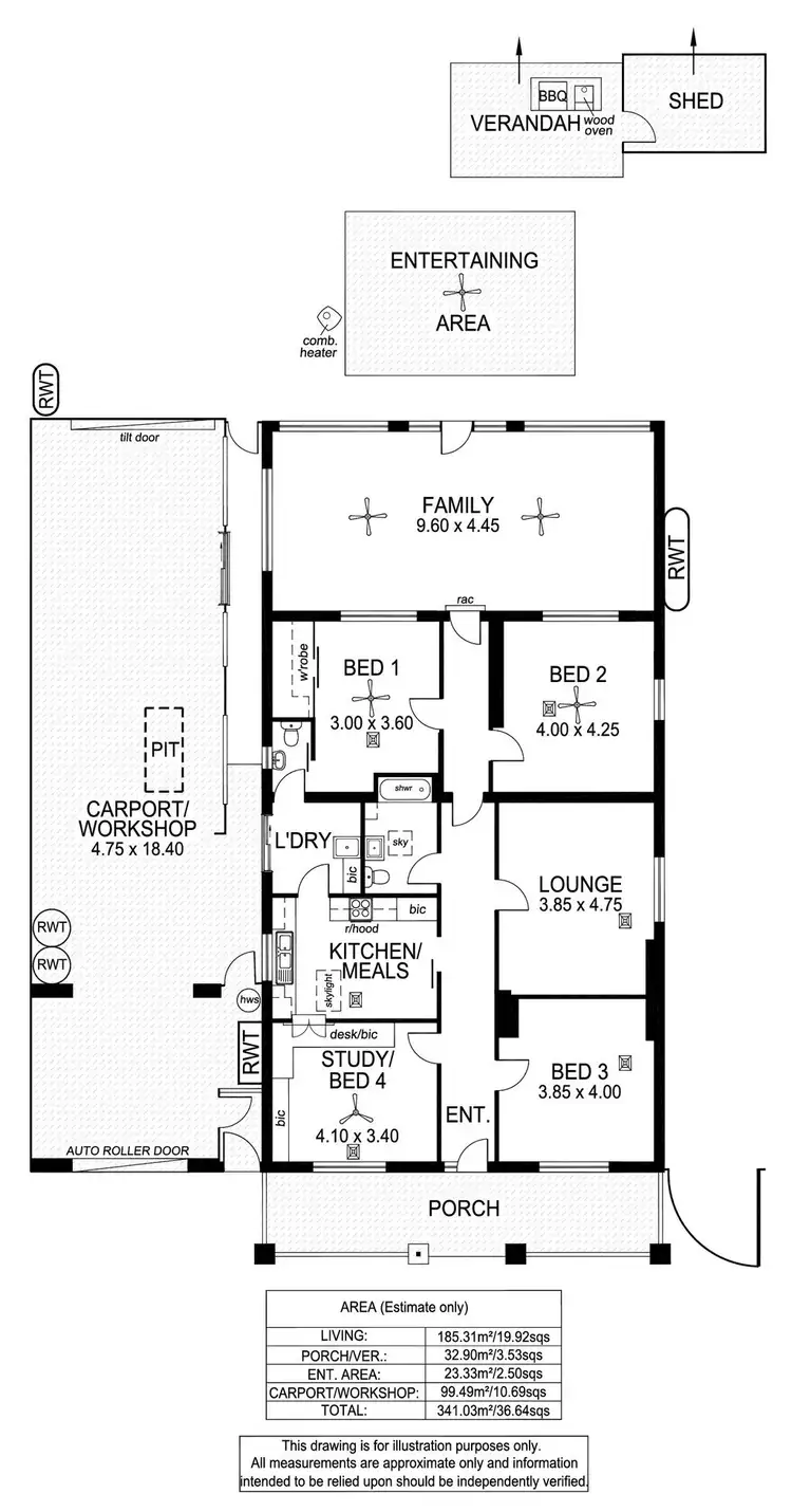 Floorplan of Homely house listing, 8 Hyman Avenue, Edwardstown SA 5039
