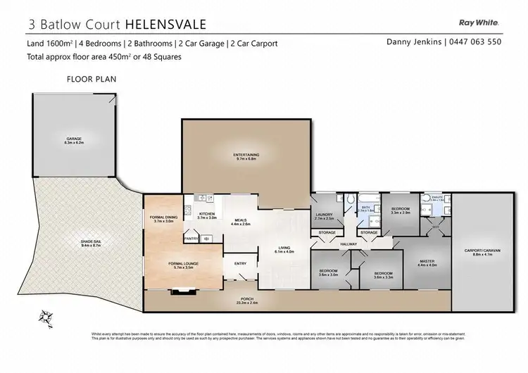 Floorplan of Homely house listing, 3 Batlow Court, Helensvale QLD 4212