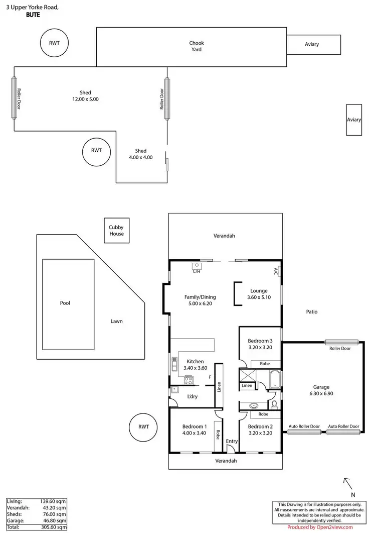 Floorplan of Homely house listing, 3 Upper Yorke Road, Bute SA 5560