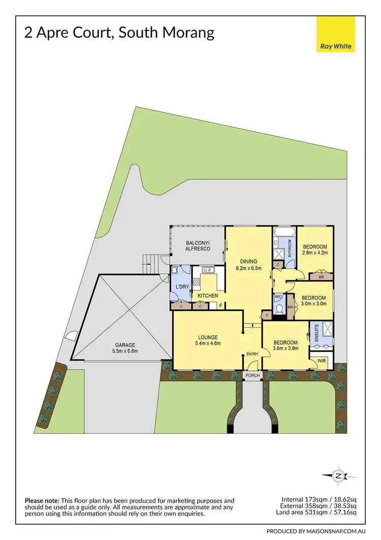 Floorplan of Homely house listing, 2 Apre Court, South Morang VIC 3752