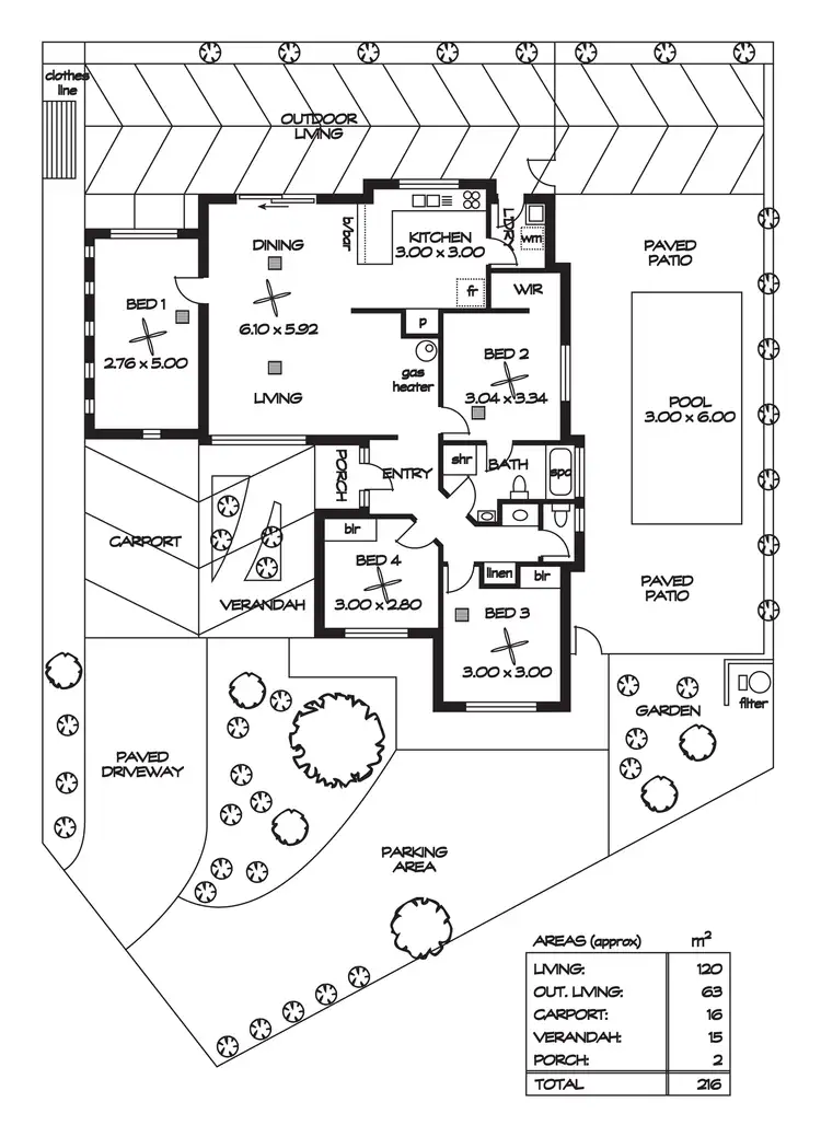 Floorplan of Homely house listing, 12 Marika Court, Salisbury East SA 5109