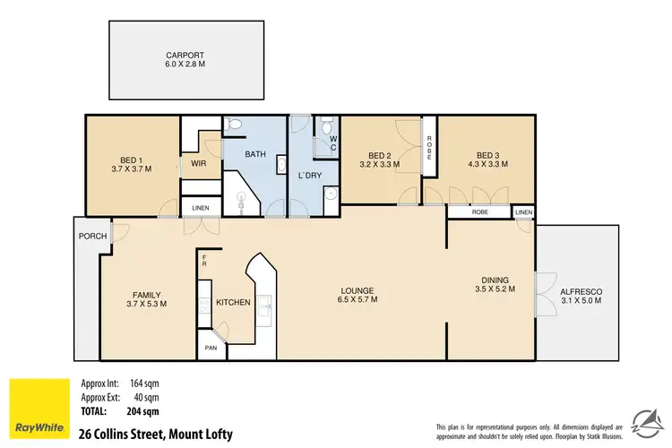 Floorplan of Homely house listing, 26 Collins Street, Mount Lofty QLD 4350