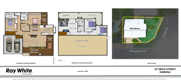 Floorplan of Homely house listing, 22 Crick Street, Kawana QLD 4701