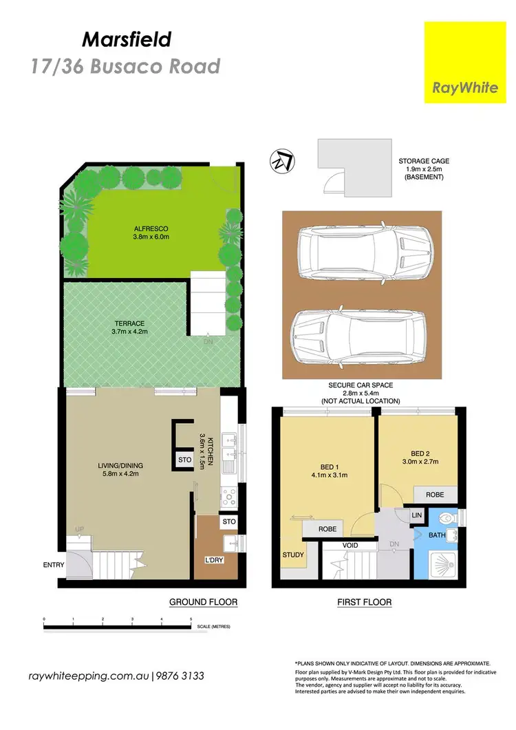Floorplan of Homely townhouse listing, 17/36 Busaco Road, Marsfield NSW 2122