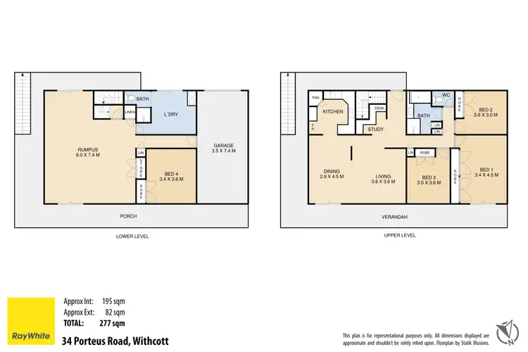 Floorplan of Homely house listing, 34 Porteus Road, Withcott QLD 4352