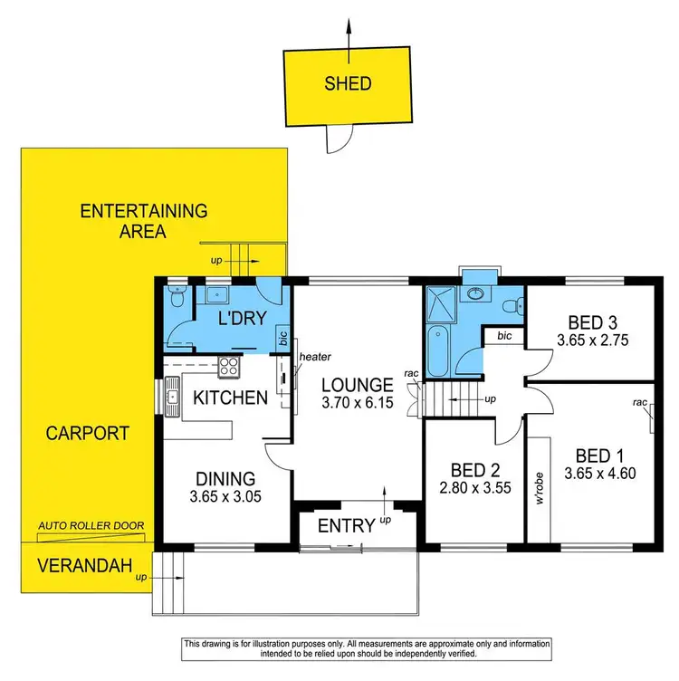 Floorplan of Homely house listing, 4 Braeside Avenue, Seacombe Heights SA 5047
