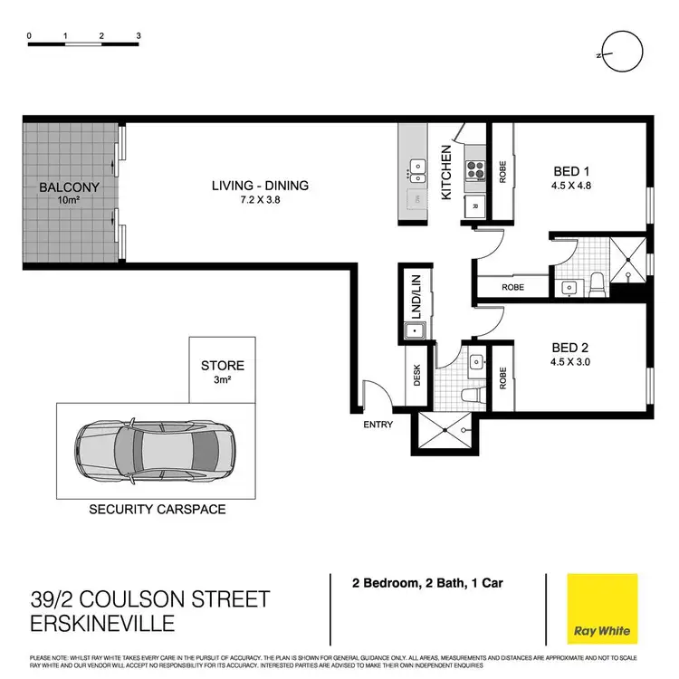 Floorplan of Homely apartment listing, 39/2 Coulson Street, Erskineville NSW 2043