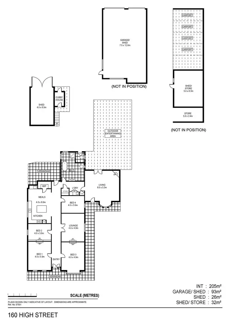 Floorplan of Homely house listing, 66 High Street, Heathcote VIC 3523