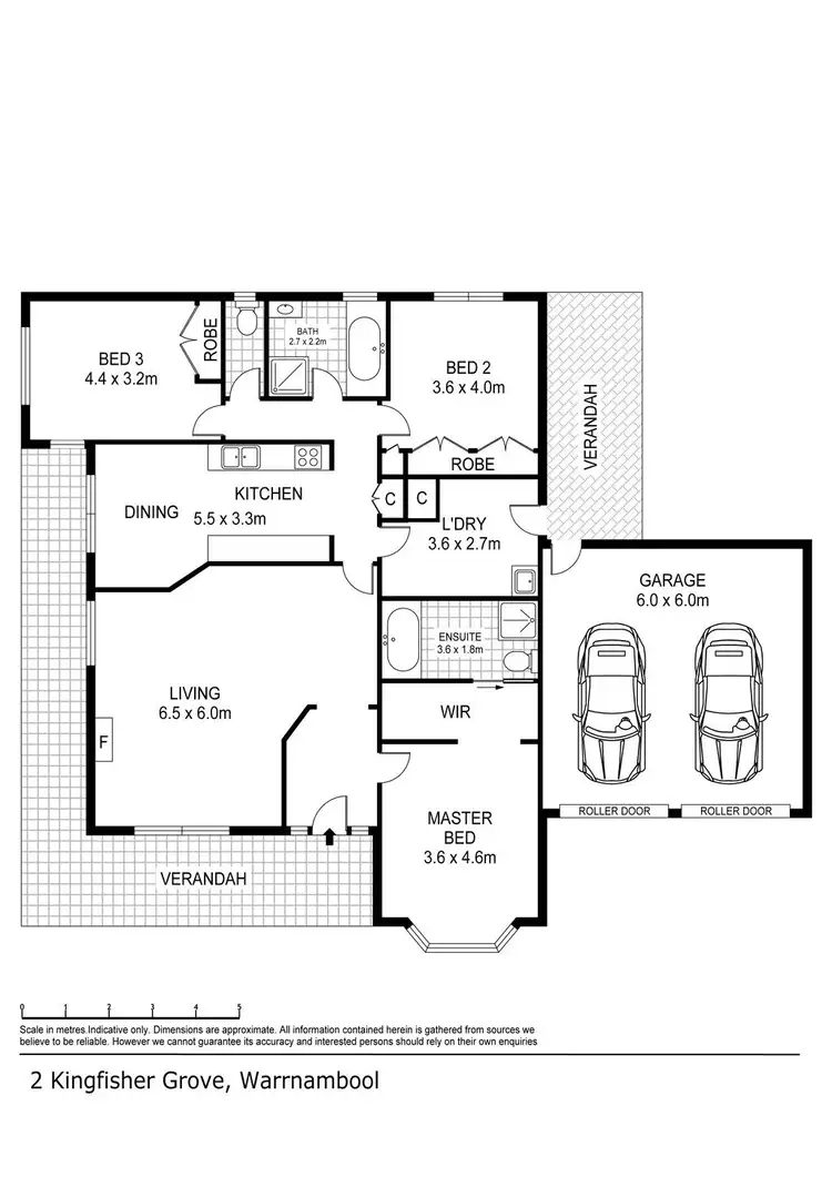 Floorplan of Homely house listing, 2 Kingfisher Grove, Warrnambool VIC 3280