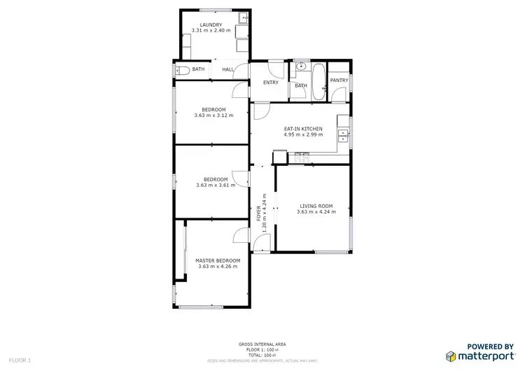 Floorplan of Homely house listing, 20 Tyrrell Street, Lake Boga VIC 3584