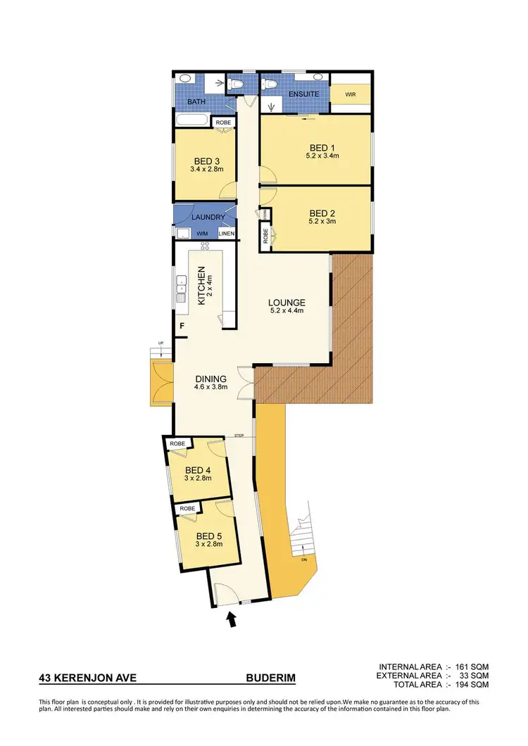 Floorplan of Homely house listing, 43 Kerenjon Avenue, Buderim QLD 4556