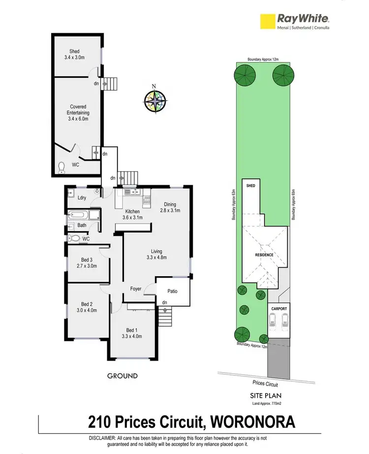 Floorplan of Homely house listing, 210 Prices Circuit, Woronora NSW 2232