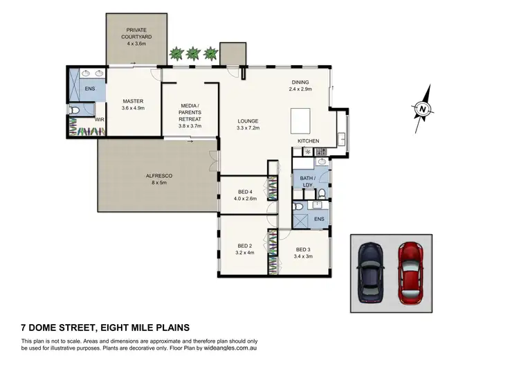 Floorplan of Homely house listing, 7 Dome Street, Eight Mile Plains QLD 4113