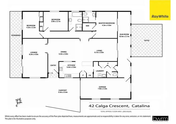 Floorplan of Homely house listing, 42 Calga Crescent, Catalina NSW 2536