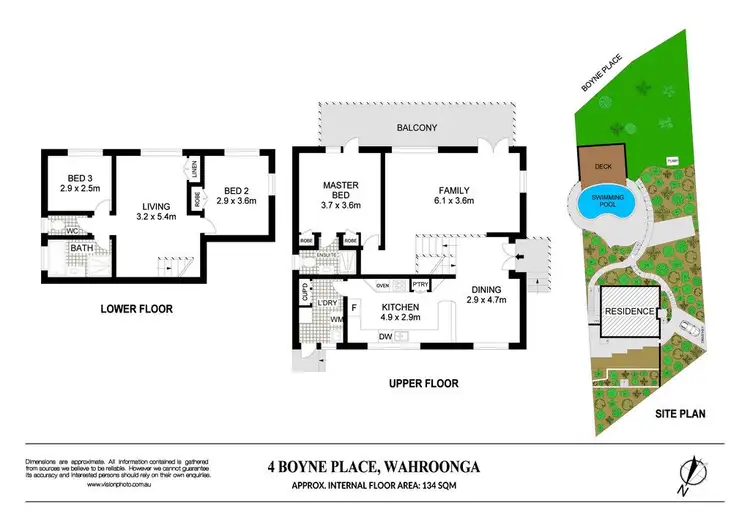 Floorplan of Homely house listing, 4 Boyne Place, Wahroonga NSW 2076