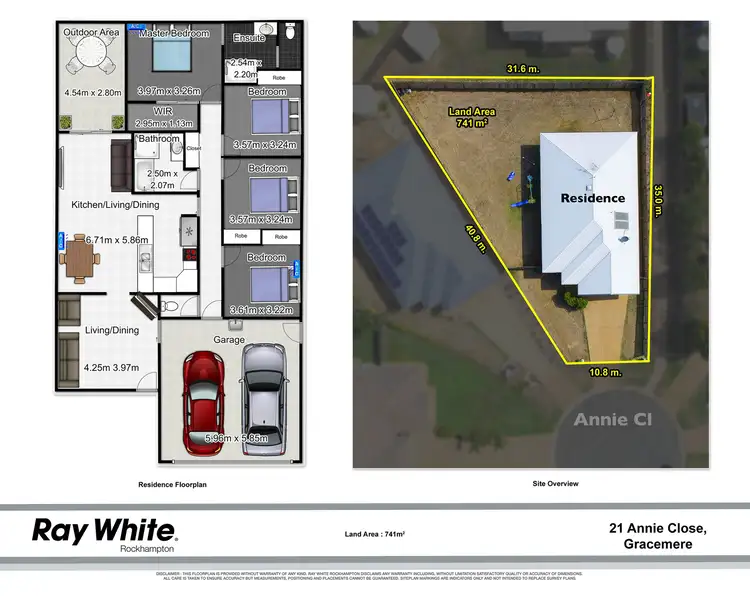 Floorplan of Homely house listing, 21 Annie Close, Gracemere QLD 4702