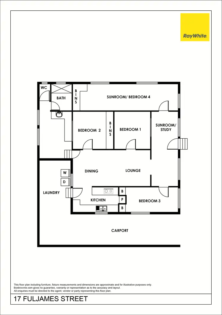 Floorplan of Homely house listing, 17 Fuljames Street, Proserpine QLD 4800
