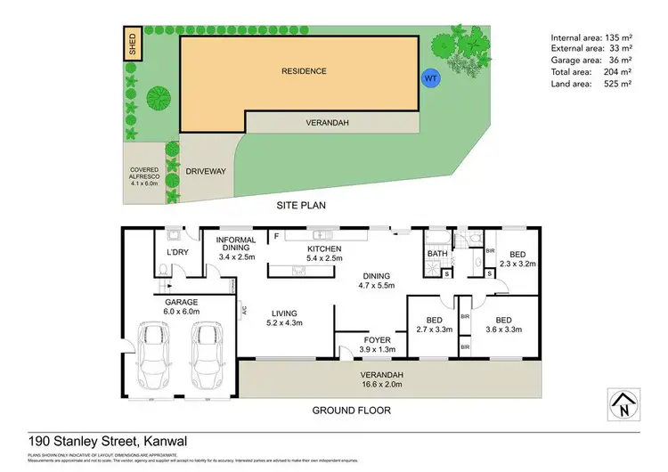 Floorplan of Homely house listing, 190 Stanley Street, Kanwal NSW 2259