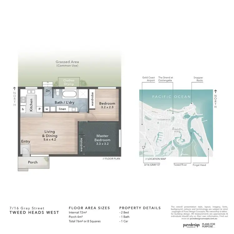 Floorplan of Homely unit listing, 7/16 Gray Street, Tweed Heads West NSW 2485