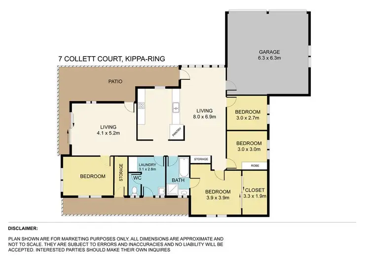 Floorplan of Homely house listing, 7 Collett Court, Kippa-ring QLD 4021