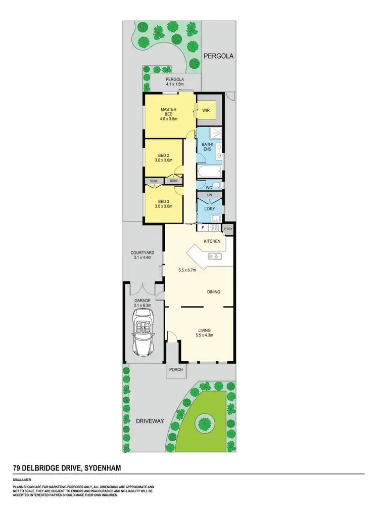 Floorplan of Homely house listing, 79 Delbridge Drive, Sydenham VIC 3037