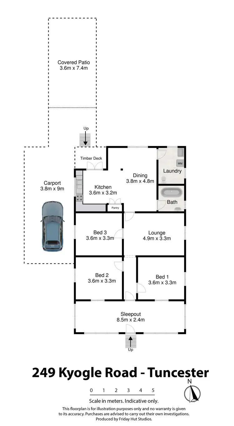 Floorplan of Homely house listing, 249 Kyogle Road, Tuncester NSW 2480