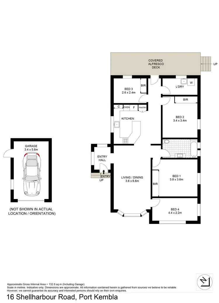 Floorplan of Homely house listing, 16 Shellharbour Road, Port Kembla NSW 2505