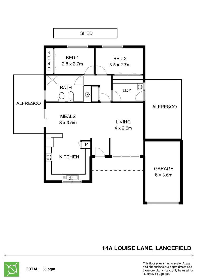 Floorplan of Homely house listing, 14A Louise Lane, Lancefield VIC 3435