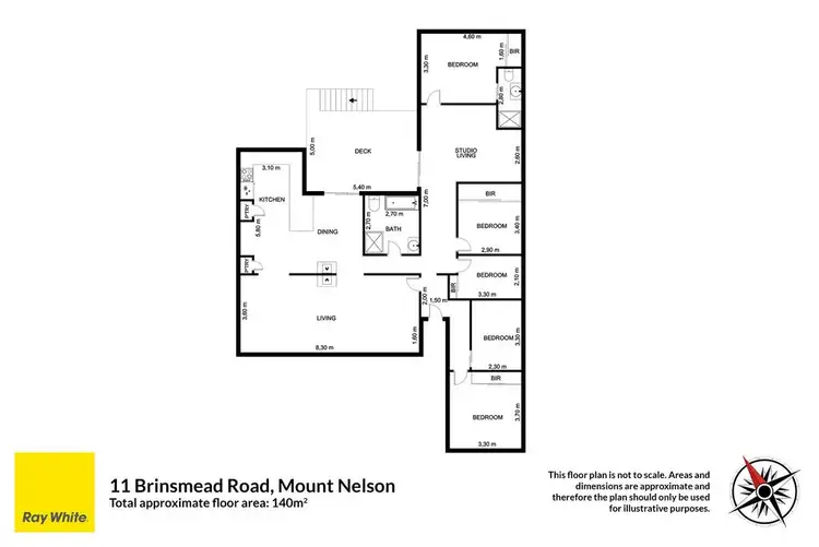 Floorplan of Homely house listing, 11 Brinsmead Road, Mount Nelson TAS 7007