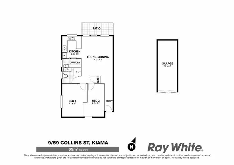 Floorplan of Homely unit listing, 9/59 Collins Street, Kiama NSW 2533